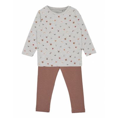Set Top Leggings Mini Animals 2-piece Sets Multi/mönstrad Lindex