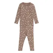 Set Top Leggings Rib Aop Sets Sets With Long-sleeved T-shirt Multi/mönstrad Lindex