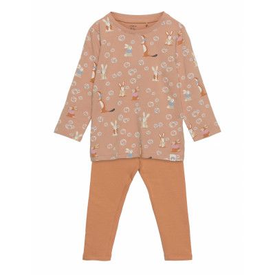 Set Top Leggings Soap Bubbles Sets Sets With Long-sleeved T-shirt Multi/mönstrad Lindex