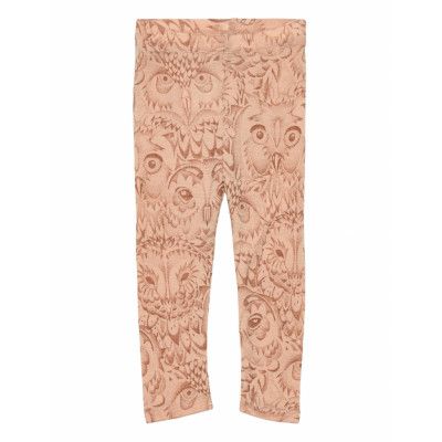 Sgbaby Paula Hello Owl Wool Leggings Outerwear Leggings Base Layer Bottoms Multi/mönstrad Soft Gallery