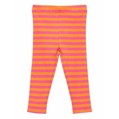 Sgissey Yd Striped Leggings Bottoms Leggings Orange Soft Gallery