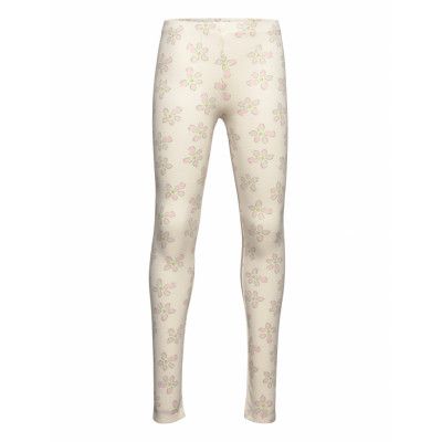 Sgpaula Spring Flowers Leggings Bottoms Leggings Kräm Soft Gallery