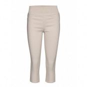 Fqshantal-Ca-Power Trousers Capri Trousers Beige *Villkorat Erbjudande FREE/QUENT