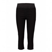 Fqshantal-Ca-Power Trousers Capri Trousers Svart *Villkorat Erbjudande FREE/QUENT