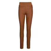 Fqshantal-Pa-Cooper *Villkorat Erbjudande Trousers Leather Leggings/Byxor Brun FREE/QUENT