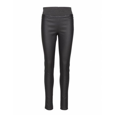 Fqshantal-Pa-Cooper *Villkorat Erbjudande Trousers Leather Leggings/Byxor Svart FREE/QUENT