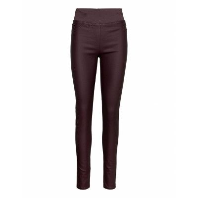 Fqshantal-Pa-Cooper *Villkorat Erbjudande Trousers Leather Leggings/Byxor Röd FREE/QUENT