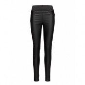 Fqshantal-Pa-Cooper Bottoms Trousers Leather Leggings-Byxor Svart FREE/QUENT