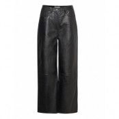 Shelly Trousers 14886 Designers Trousers Leather Leggings-Byxor Black Samsøe Samsøe