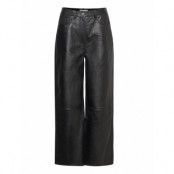 Shelly Trousers 14886 Designers Trousers Leather Leggings-Byxor Svart Samsøe Samsøe