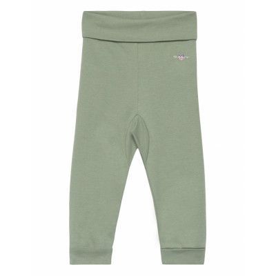 Shield Leggings *Villkorat Erbjudande Sweatpants Mjukisbyxor Grön GANT