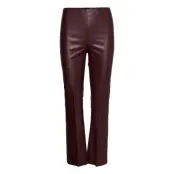 Slkaylee Pu Kickflare Pants *Villkorat Erbjudande Trousers Leather Leggings/Byxor Lila Soaked In Luxury