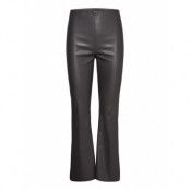 Slkaylee Pu Kickflare Pants *Villkorat Erbjudande Trousers Leather Leggings/Byxor Svart Soaked In Luxury