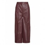 Slpatrice Pants Trousers Leather Leggings/Byxor Röd Soaked In Luxury