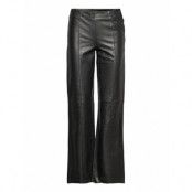 Smooth Leather Pirla Pants Trousers Leather Leggings/Byxor Svart Mads Nørgaard