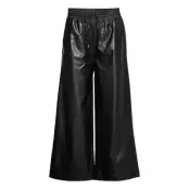 Smooth Skai Prudence Trousers Leather Leggings/Byxor Svart Mads Nørgaard