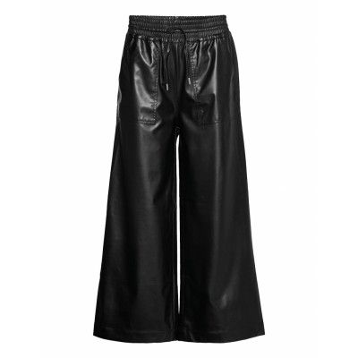 Smooth Skai Prudence Trousers Leather Leggings/Byxor Svart Mads Nørgaard