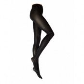 Snake Shimmer Back Seam Tights Lingerie Socks Svart Wolford