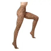 Sneaky Fox Leopard Tights Brun