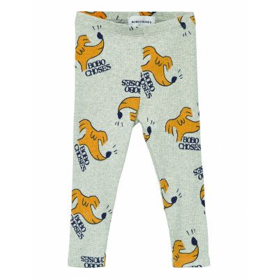 Sniffy Dog All Over Leggings Leggings Multi/mönstrad Bobo Choses