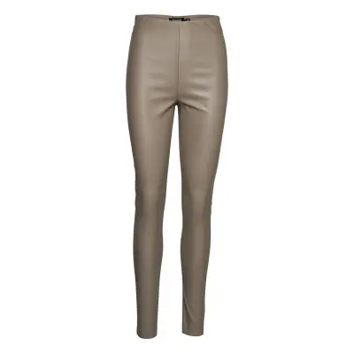 Soaked Slkaylee Pu Leggings - Brown - S