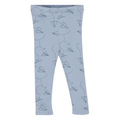 Soft Gallery Sgbaby Paula Paper Plane Leggings - Blue - 62