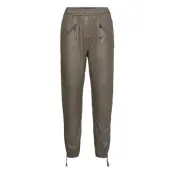 Solona Leather Leggings/Byxor Brun Munthe