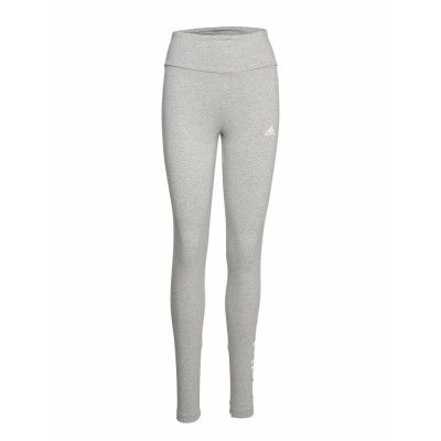 W Lin Leg Bottoms Leggings Grå Adidas Sportswear