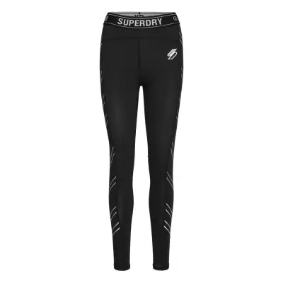 Sportstyle Legging Leggings Svart Superdry
