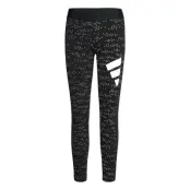 Sportswear Allover Print Leggings W Running/training Tights Svart Adidas Performance