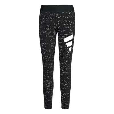 Sportswear Allover Print Leggings W Running/training Tights Svart Adidas Performance
