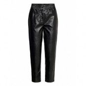 Srcroco Ankle Pant Leather Leggings/Byxor Svart Soft Rebels