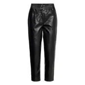 Srcroco Ankle Pant Leather Leggings/Byxor Svart Soft Rebels