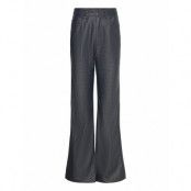 ROTATE Birger Christensen Straight Braided Pants Svart