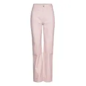 Straight Leather Pants Trousers Leather Leggings/Byxor Rosa REMAIN Birger Christensen