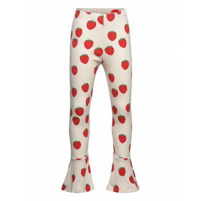 Strawberries Aop Flared Pants Leggings Multi/mönstrad Mini Rodini