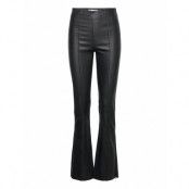 Stretch Leather Pants *Villkorat Erbjudande Trousers Leather Leggings/Byxor Svart REMAIN Birger Christensen