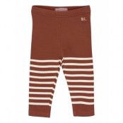 Stripped Leggings Leggings Röd Bobo Choses