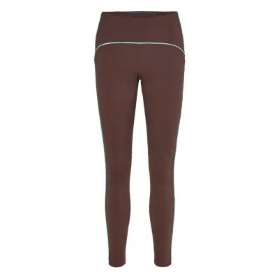 STRONGER Piping Leggings - Brown - XL
