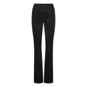 STRONGER Seamless Contour Ribbed Bootcut Leggings - Black - XL