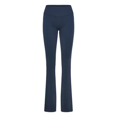 STRONGER Seamless Contour Ribbed Bootcut Leggings - Navy - L