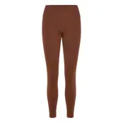 STRONGER Seamless Contour Scrunch Leggings - Brown - S