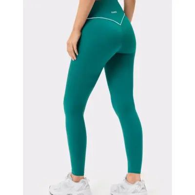 STRONGER Signature Piping Leggings - Green - L