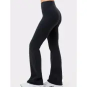STRONGER Soft Flared Leggings - Black - L