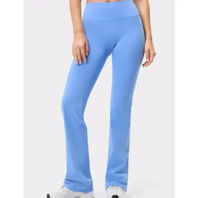 STRONGER Soft Flared Leggings - Blue - XS