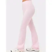 STRONGER Soft Flared Leggings - Pink - L
