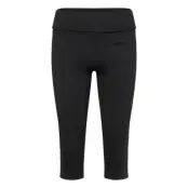 STRONGER Soft Fold Over Capri Leggings - Black - M