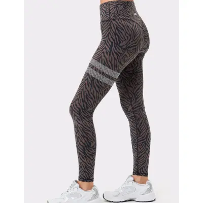 STRONGER The Printed One Leggings - Brown - XL