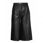 Surigz Shorts Ms20 Leather Leggings/Byxor Svart Gestuz