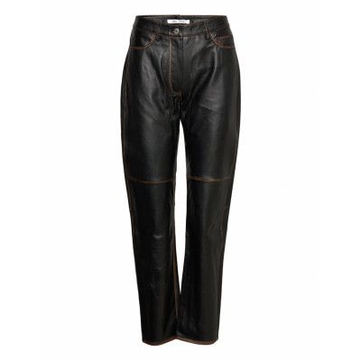 Susanna Trousers 14594 Bottoms Trousers Leather Leggings-Byxor Black Samsøe Samsøe